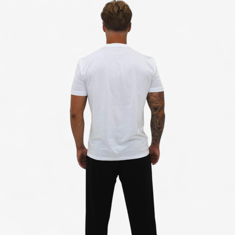 Koszulka Meska Basic Fit Bawelna Stretch