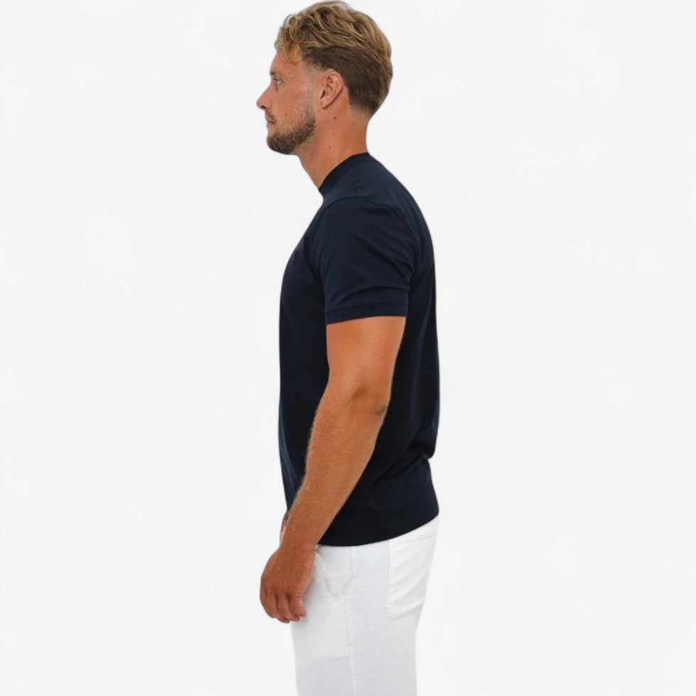 Koszulka Meska Basic Fit Bawelna Stretch