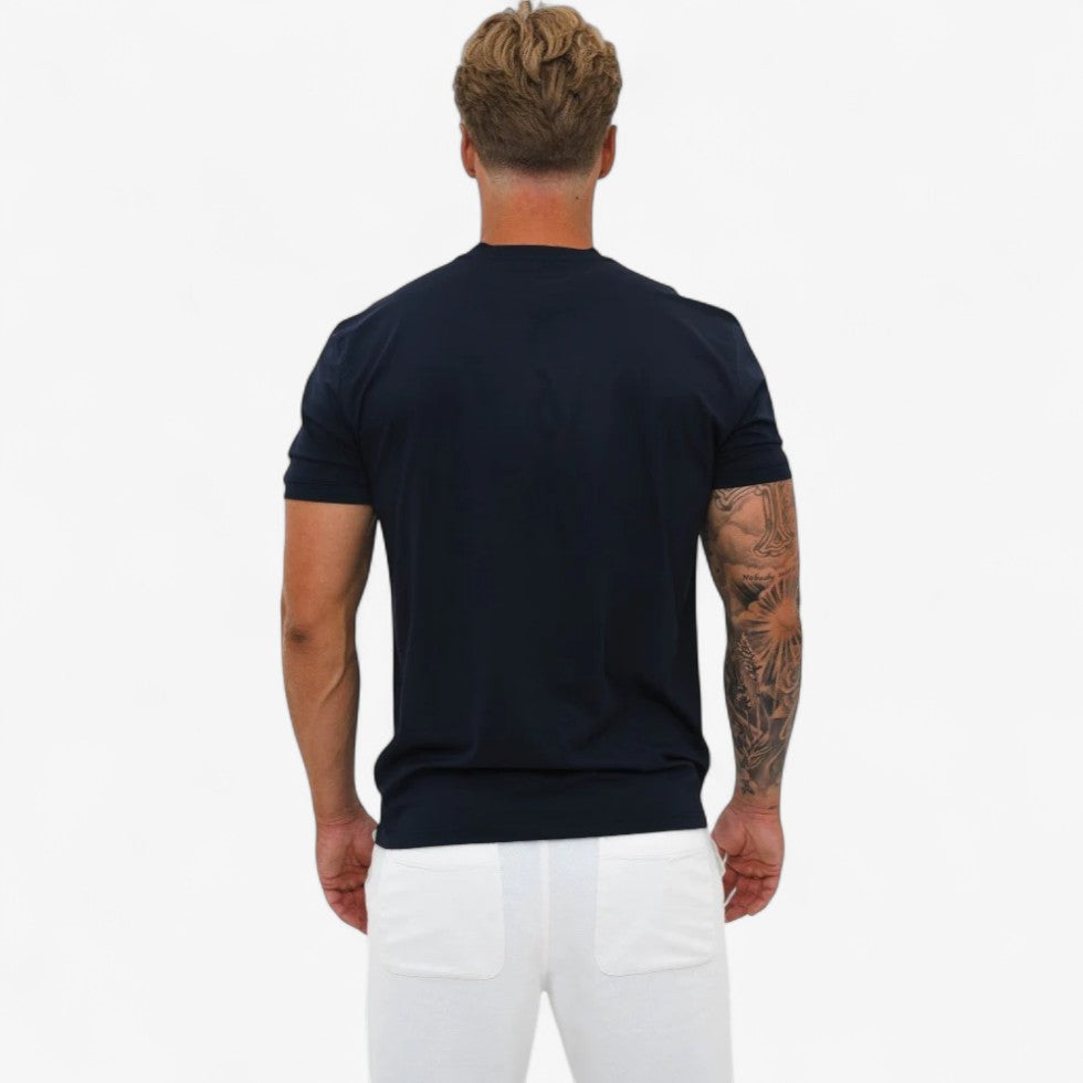 Koszulka Meska Basic Fit Bawelna Stretch